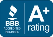 BBB Accredited Business, A+ rating